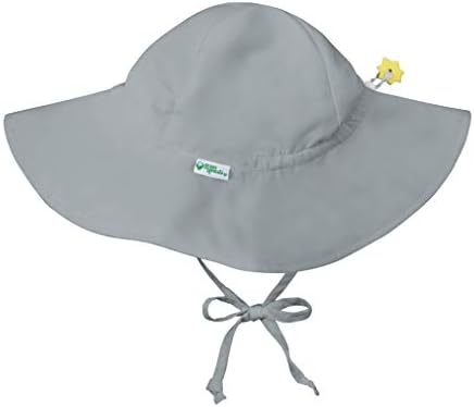 аз играя. by green sprouts Baby Girls' Brim Hat | All-Day UPF 50+ Защита от слънцето за главата, шията и очите