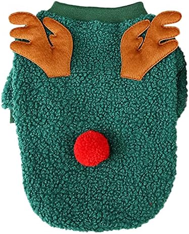 TTBDWiian Dog Apparel & Accessories Girl Коледа Тениски Пет Clothes Fleece Coat Puppy Sweater for Small
