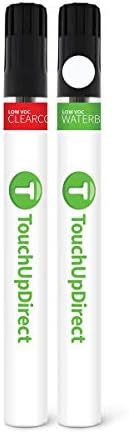 TouchUpDirect 614 Ice White е Съвместим с Volvo Exact Match Touch-Up Paint Brush - Essential Kit