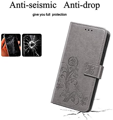 DEFBSC Samsung Galaxy A51 Flip Folio Case с Отделения за карти и Стойка,Magnetic устойчив на удари Защитен
