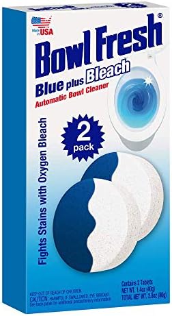 Купата Fresh Blue plus Bleach Автоматично Чисти Тоалетната на Хапчета, Освежители за Тоалетна Хапчета с