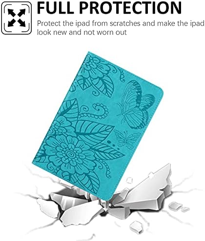 iPad Mini Case, iPad Mini И 4 Case, Калъф за iPad Mini 5 (2019 Модел 5-то поколение), iPad Mini 2/3 Case, Dluggs ПУ Leather Folio Smart Case Cover for iPad Mini 5 4 3 2, Син