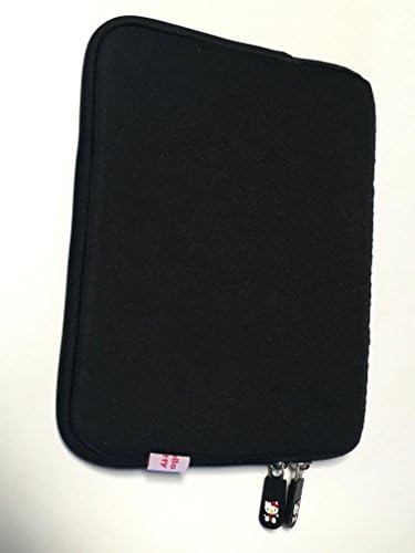 Hello Kitty Bag Защитен Калъф за Ipad 2 3 4 / iPad Air / iPad Air2 Google Nexus Hp Тъчпад Motorola Xoom, Smasung Galaxy Tab 10.1 V и всеки таблет 10.1 инча или по-малко (ЧЕРНО)
