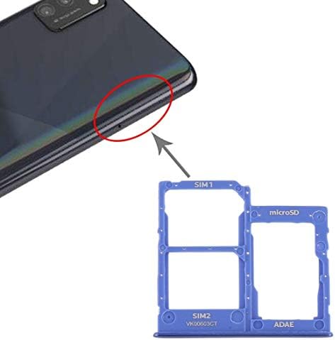 youanshang Мобилен Телефон, Вътрешна аксесоари, които да Заменят Тава СИМ-карта + Тава СИМ-карта + Тава за Micro SD Карта за Samsung Galaxy A41 / A415 (цвят : черен)