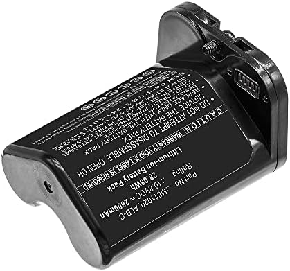 Synergy Digital Vacuum Cleaner Батерия, Съвместим с прахосмукачка iRobot ALB-C, (Li-ion 10.8 V, 2600mAh) ultra-висока капацитет за Смяна на батерията iRobot M611020