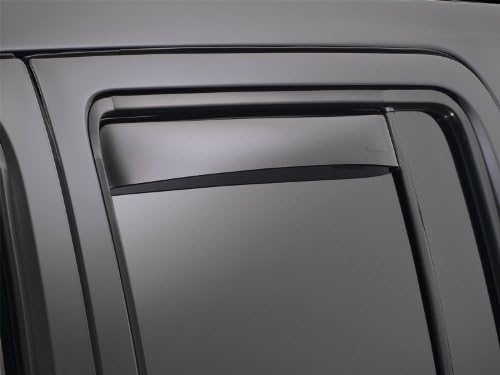 Дефлектори задния страничен прозорец WeatherTech Custom Fit за Saturn Aura, Dark Smoke