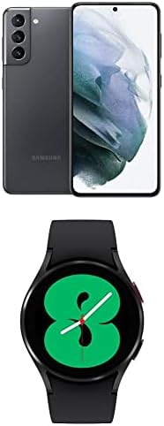 Samsung Galaxy S21 5G, Phantom Gray с Samsung Galaxy Watch 4 44 Smartwatch