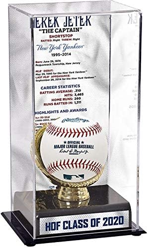 Дерек Джитър Ню Йорк Янкис Зала на славата Кариера Сублимированная Витрина с Участието на - Бейзболни Свободно