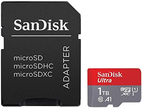 Ultra 1TB microSDXC Работи за Alcatel 5 Plus Проверени SanFlash и Пясък (A1/C10/U1/8k/120MBs)