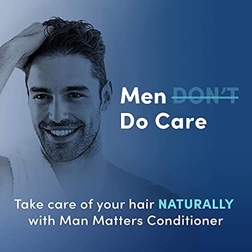 atters Hair Conditioner for Men | Съдържа протеин от коприна, масло от шеа и арганово масло | Дълбоко подхранване и не къдрици коса | Без сулфати и парабени | 90 мл