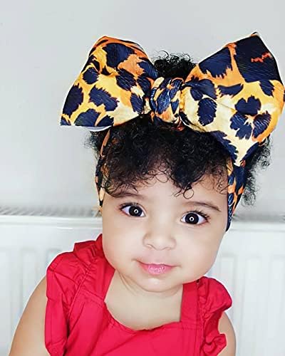 Baby Girl Bow Headbands Newborn Hairband Baby Turban Knotted Headband Найлон Еластични Headwraps for Children