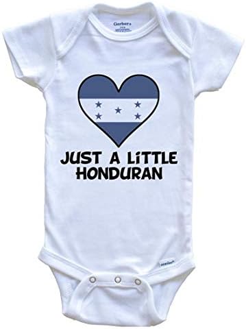 Наистина страхотни ризи Just A Little Hondurans Onesie - Смешни Хондурас Flag Baby Bodysuit