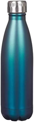 Бъдете спокойни и знайте, Че Лазерно гравиране на Синьо-Water Bottle 17oz От Неръждаема Стомана С Двойна Стена с Вакуумна Изолация на Топли или Студени Напитки