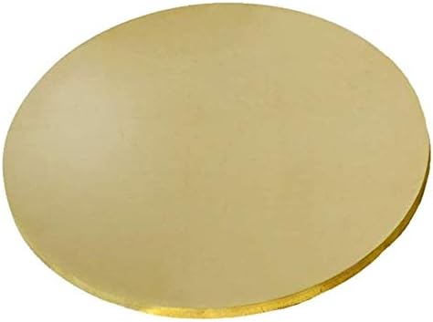 YUESFZ месинг диск Кръгла плоча лист H62 медна сплав твърди кръг с Дебелина 1 мм, 1 бр.,диаметър:200 мм, размер:диаметър:200 мм Чист меден лист фолио (размер : диаметър:200 мм)
