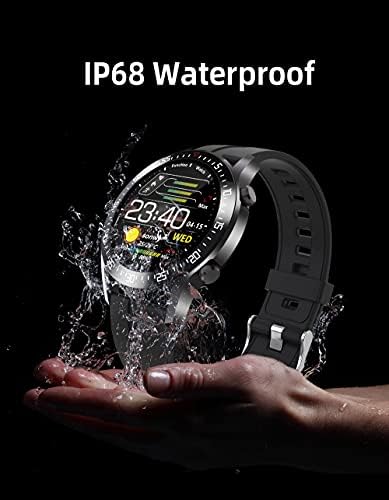 Smart Watch as Fitness Tracker, Calorie Tracker, Health Monitor with Multi-Sport Modes, Покана/Message Notification, IP68 Waterproof, iOS и Android са Съвместими за мъже и жени