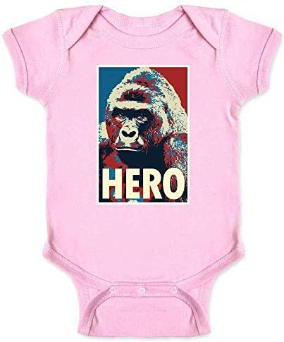 Harambe Pop Art Hero Meme Quote Political Clothing Бебе Baby Boy Girl Bodysuit