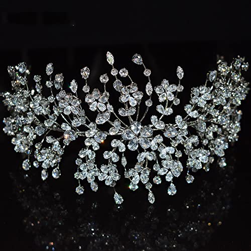 короната диадеми за жени накити за косата Мека Диадеми Превръзка на Главата за Сватба Булката Короната Аксесоари