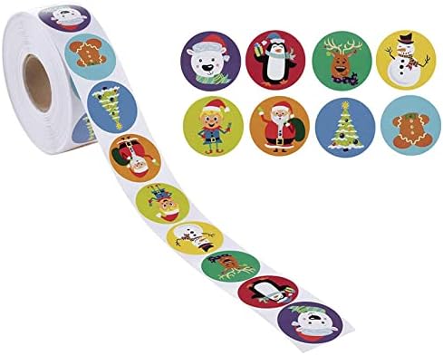 1000Pcs/Roll Cartoon Pattern Label Stickers Personalized Kraft Paper School Stationery САМ Sticker Book