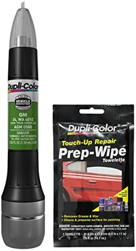 Sherwin-Williams Company Dupli-Color AGM0588 Металик Dark True Green Exact-Match Дяволът Fix All-in-1 Touch-Up