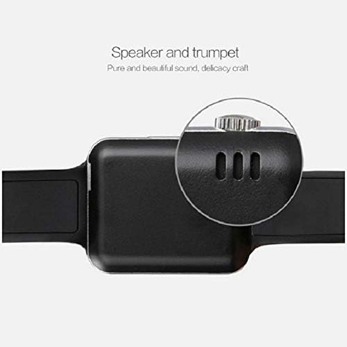 Смарт часовници-Сензорен екран Smartwatch с слот за SIM-карти Камера Крачкомер Спортен Тракер за iOS, iPhone, Android (син)