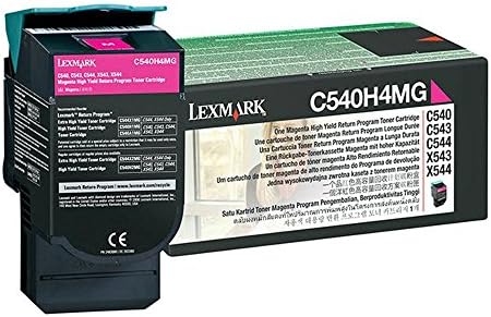 Lexmark C540H4YG C540 C543 C544 C546 X543 X544 X548 Тонер касета (жълто) в търговията на дребно опаковки