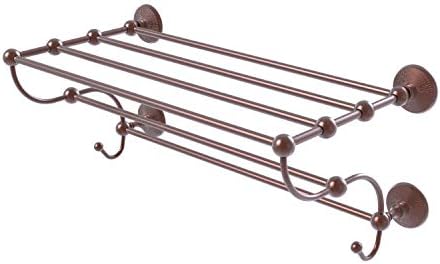 Allied Brass PMC-HTL/24-5 Prestige Monte Carlo Collection 24 Inch Train Rack Towel Срок, Античен Мед