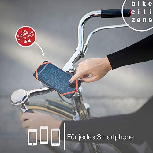 Bike Citizens Фин Универсален държач за смартфон за всеки велосипед и мобилен телефон с Колесната навигация - Притежател на мобилен телефон, за наем, МТВ или наем път