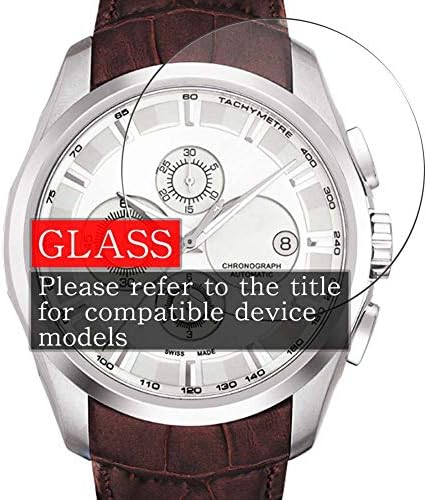 [3 Pack] Synvy Закалено стъкло Протектор на екрана, Съвместим с DAVOSA 9827021/9827022 9H Филм Smartwatch Смарт часовници Протектори