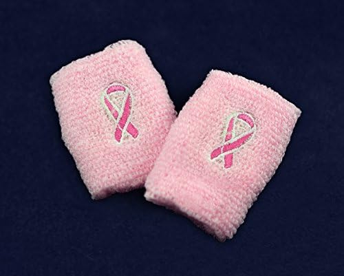 Wristlets Sweatband спорт розова лента за събития осведомеността на рак на млечната жлеза, футболни игри,