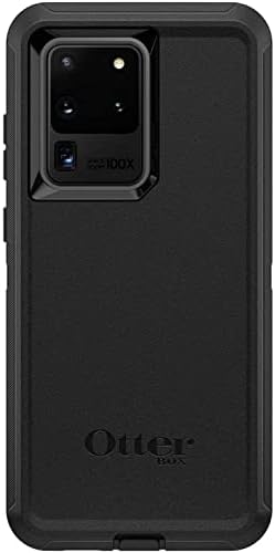 OtterBox Defender Series Screenless Case for Samsung Galaxy S20 Ultra & S20 Ultra 5G (ONLY) - Само за носене - Не на дребно опаковка - Черна
