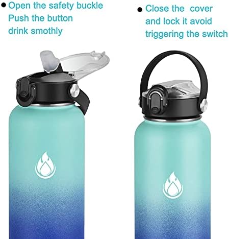 SENDESTAR Бутилка за Вода от 40 грама с двустенни Вакуумна Изолация Запечатани Спортна Бутилка За Вода От