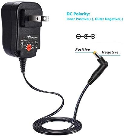 Belker 12W Universal 3V 4.5 V 5V 6V 7.5 V 9V 12V AC DC Adapter Power Supply for Household Electronics Router Speaker Smart Phone Tablet ВИДЕОНАБЛЮДЕНИЕ IP Камера - 1A 1000mA Amp Max.