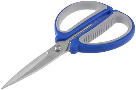 X-DREE Синя Пластмасова Дръжка Дрехи Одеяло Шевни Ножици с дължина 130 мм(Mango de plástico azul Costura