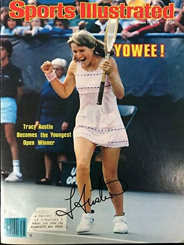Трейси Остин Подписа списание Спортс илюстрейтид 17 септември 1979 г. - Тенис списания с автограф