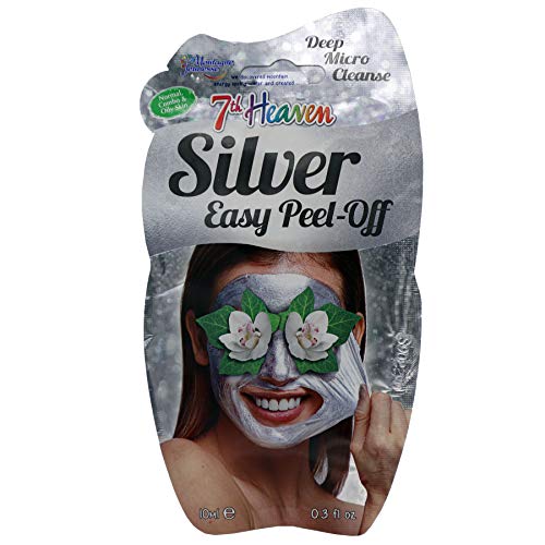 7th Heaven Silver Peel-Off Mask, Маска с прах смитсонита, инжектира една орхидея и счукани теменужки, Помага
