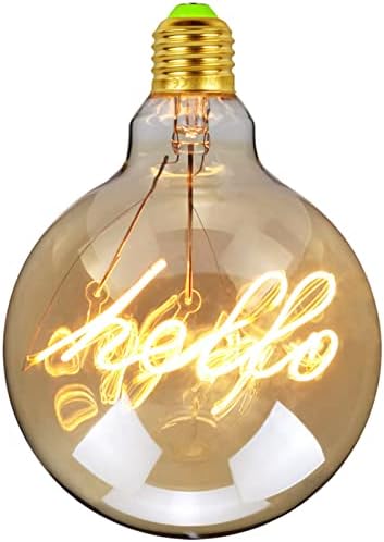 Edearkar 4 Watt Led Лампи с нажежаема Жичка Полилей Полилей Лампа Hi Глобус на Лампата, 2300 До Топла Светлина
