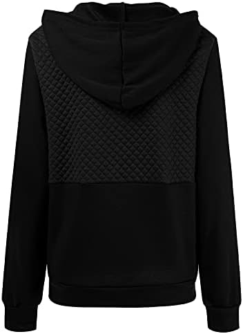 Мода 2021 Блузи за Жени С Дълъг Ръкав V Образно Деколте И Копчета Тренировка Hoody Ежедневни Свободна Писта Джобен Пуловер