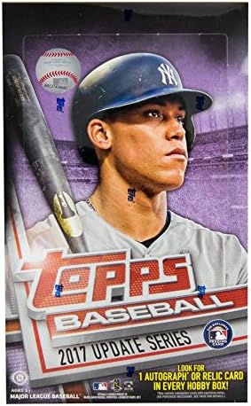 2017 Topps Baseball Update Series Hobby Box 36 Опаковки по 10 карти - Възможни Коуди Беллинджер, Аарон Съдия,