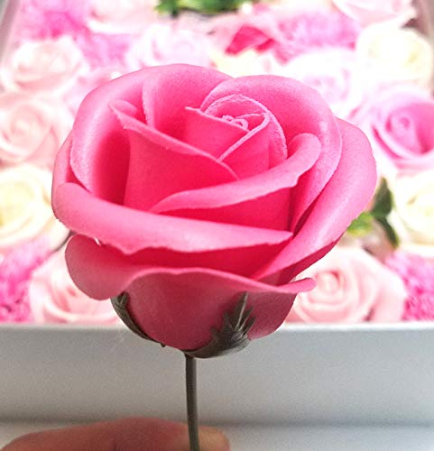 Луксозни Големи Красиви Флора Аромат на Рози, Карамфил Цветя Сапун За Баня С Флорални Етерично Масло Цвете