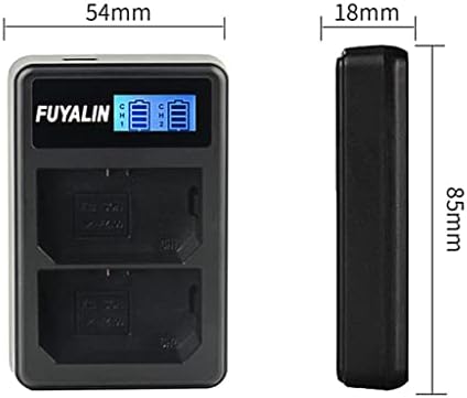 figatia LCD Дисплей, Двойно Зарядно Устройство за NP-FZ100 Батерия A9 A7R III A7 III A7R3 Камера