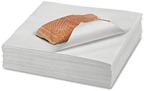 12 x 12 Мясницкая Бяла хартия за Еднократна употреба за Опаковане или Пушено Месо - 250 листа