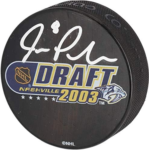 Джо Павельски Далас Старс с автограф проект на мотика 2003 година НХЛ Логото на Хокейна Шайба - Автографи