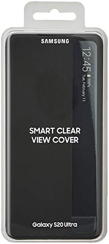 Samsung Galaxy S20 Ultra Case, Официалната флип-надолу капачката S-View (черен)