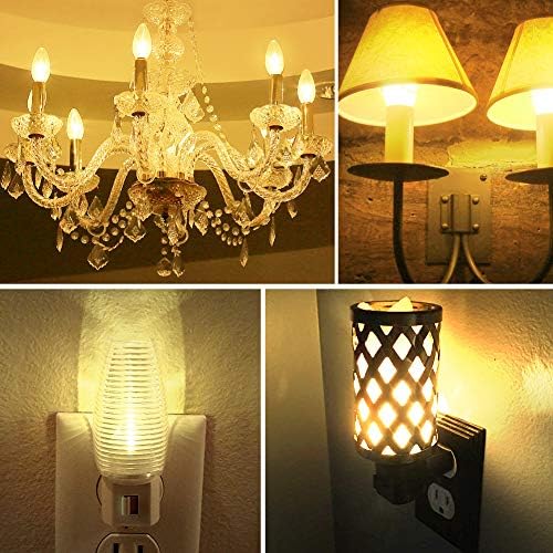 Night Light Bulbs, Emotionlite LED C7 Bulb, E12 Candelabra Base, Salt Lamp and Nightlight Replacement Bulb,