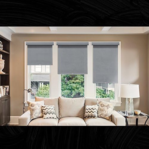 CHICOLOGY Cordless Roller Shades Snap-N'-Glide Window Treatments идеален за всекидневна/спалня/детска/,