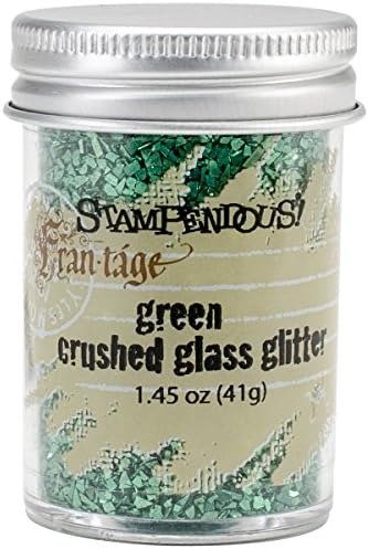 Stampendous Glass Glitter 1.45 Унция-Зелен