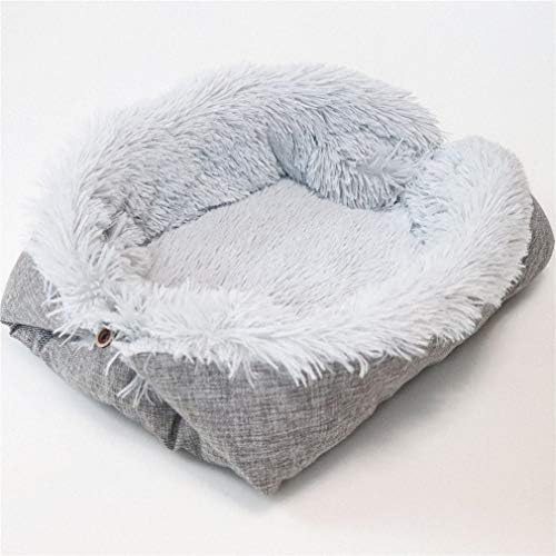 Hynsin Soft Cat Bed Rest Dog Blanket Winter Foldable Double Use of Пет Mat Bed Възглавница Плюшено Мек Топъл