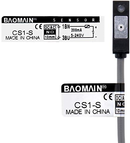 Baomain 1.5 m жилен Кабел CS1 - S Магнитен Рийд Сензор DC/AC 5-240V