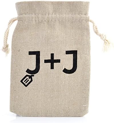 J+J Drawstring Phone Bag Natural Hessian Burlap Cell Phone Bag/Sleeve - Идеална алтернатива на чехлу за