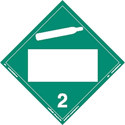 Labelmaster ZT3 Незапалим газ Издирване Плакат, Празен, Hang (опаковка от 25 парчета)